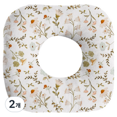 소울리치 피어싱 수면 안심 배게, 작은 꽃, 2개