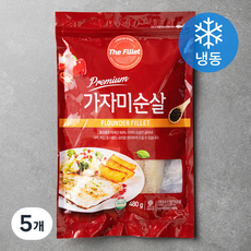 가자미 순살 (냉동), 480g, 5개
