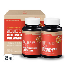 대상웰라이프 멀티비타민 츄어블, 60정, 8개