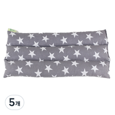 JJun 玄米多用途熱敷袋 星星 大, 5個