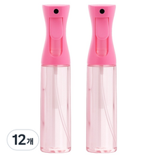 오템 안개 분사 분무기 스프레이 200ml, 분홍, 12개