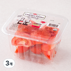 프레쉬팜 스테비아 간편 토마토, 500g, 3팩