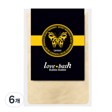 시크릿 레몬 아로마 입욕제, 50g, 6개