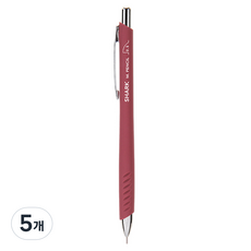 문화연필 샤크 샤프 드라이드 로즈, 5개, 0.5mm