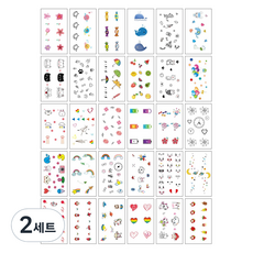 gelluna 時尚DIY萬聖節派對紋身貼紙 30入組, 2套, TS-12