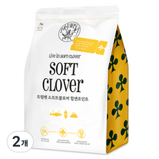 트럼펫 전연령용 강아지 소프트클로버 힙앤조인트 사료, 오리+황태, 3kg, 2개