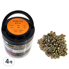 伊諾工具 金屬六角螺帽 HN120 200入, 4個, 800個