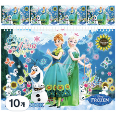 디즈니 겨울왕국 스케치북 3000 랜덤 발송, 345 x 250 mm, 26매, 10개