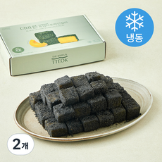 더바른떡 더바른 흑임자호박인절미 (냉동), 600g, 2개