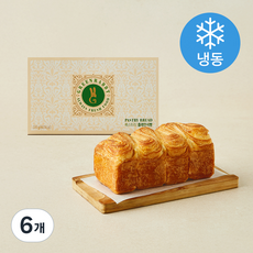 그린래빗 페스트리 플레인식빵 (냉동), 220g, 6개