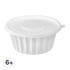 탐사 일회용 면용기 195 대 [1.2L], 6개, 100개입