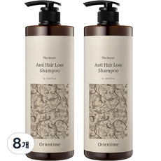 오리엔타임 더 시크릿 안티 헤어로스 샴푸, 1L, 8개