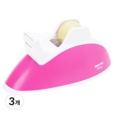 테이프컷터기(TD-16//INOZTO), 핑크, 3개