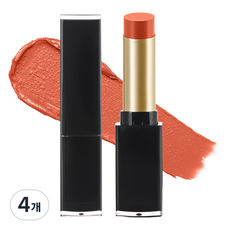 네이처리퍼블릭 립 스튜디오 인텐스 새틴 립스틱 뉴블랙, 06 레어베이지, 4개