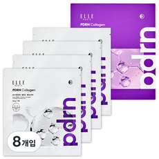 ELLE PARIS PDRN 콜라겐 하이드로겔 마스크 [탄력 개선 임상], 4개입, 2개입