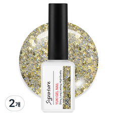 유키 시그니처 젤네일, 068호 매지컬골드, 7g, 2개