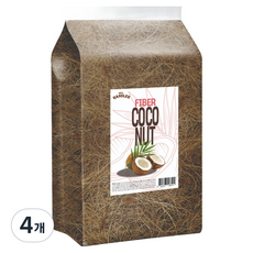 펫츠핸들러 코코넛 파이버 소동물 베딩, 4개, 20L