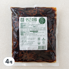 한성기업 연근조림, 1kg, 4개