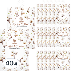 Olebien 香氛袋 芳香劑 本品, 20g, 40個, 爽身粉/皂香