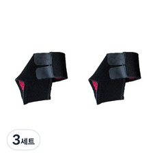 O2메디칼 어린이 발목 보호대 좌우세트 블랙, 3세트