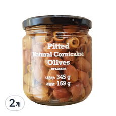 로사다 피티드 코르니카브라 올리브, 345g, 2개