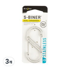 NITE IZE S型登山扣 3, 不鏽鋼