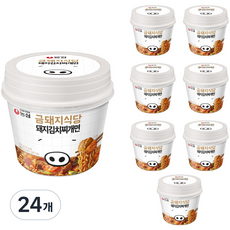 농심 금돼지식당 돼지김치찌개면, 24개
