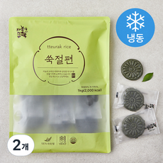 자농의뜨락 쑥절편 (냉동), 1kg, 1개입, 2개