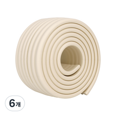 코멧 잘라쓰는 모서리 보호대 W타입, 크림색, 6개