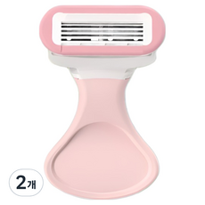 마켓링 여성용 다양한 면도기 핑크, 2개, 1개입