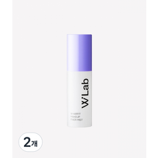 더블유랩 더블유 에어핏 메이크업 픽서 미스트, 50ml, 2개