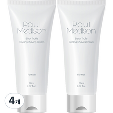 PAUL MEDISON 黑松露涼感刮鬍膏, 4個, 85ml