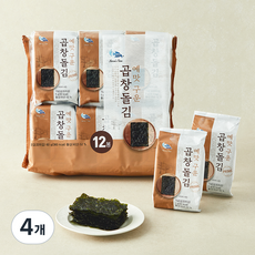 예맛 구운 곱창돌김, 5g, 4개, 12개입