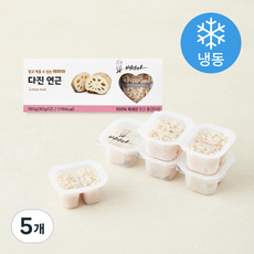 배마마 중간 다진 연근 (냉동), 180g, 5개