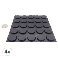 3M Bumpon 防滑貼紙 黑色 A0026 25入, 4個