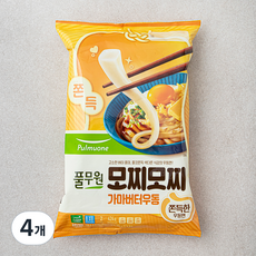 풀무원 모찌모찌 가마버터우동 2인분, 424g, 4개