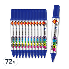 monAmi Jumbo大號白板筆, 72個, 藍色