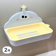 Aurafam 恐龍肥皂架, 藍色, 2個