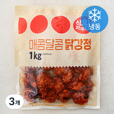 식자재왕 매콤달콤 닭강정 (냉동), 1kg, 3개