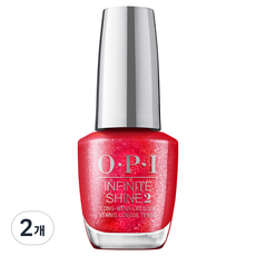 오피아이 인피니트샤인 매니큐어 HRP20, Rhinestone Red y, 15ml, 2개