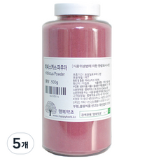 행복약초 히비스커스 분말, 500g, 1개입, 5개