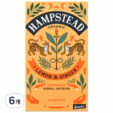 햄스테드 레몬 앤 진저, 1.5g, 20개입, 6개