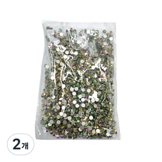 Biz Life MC切割 燙鑽 水鑽 Crystal AB ss16 3.6-3.9mm 1440p, 混合色, 2個