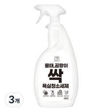 Saenghwalgongsik 徹底去除水垢黴菌 浴室清潔劑, 3個, 600ml