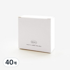 헬로우모리스 메르시 네모박스, 화이트, 40개