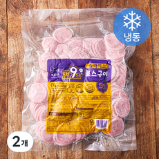 목우촌 주부9단 슬라이스 로스구이 (냉동), 1kg, 2개