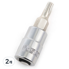 사타 6.3mm 별 비트 소켓 T10 21102, 2개