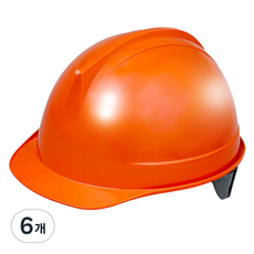 DONGMYUNG 頭盔式安全帽 DMS-1001F, 6個, 橘色