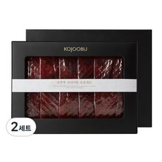 코주부 프리미엄 육포 + 쇼핑백 선물세트, 250g, 2세트