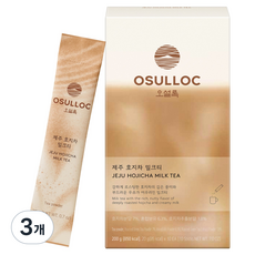 OSULLOC 濟州焙茶奶茶, 3個, 10入, 20g